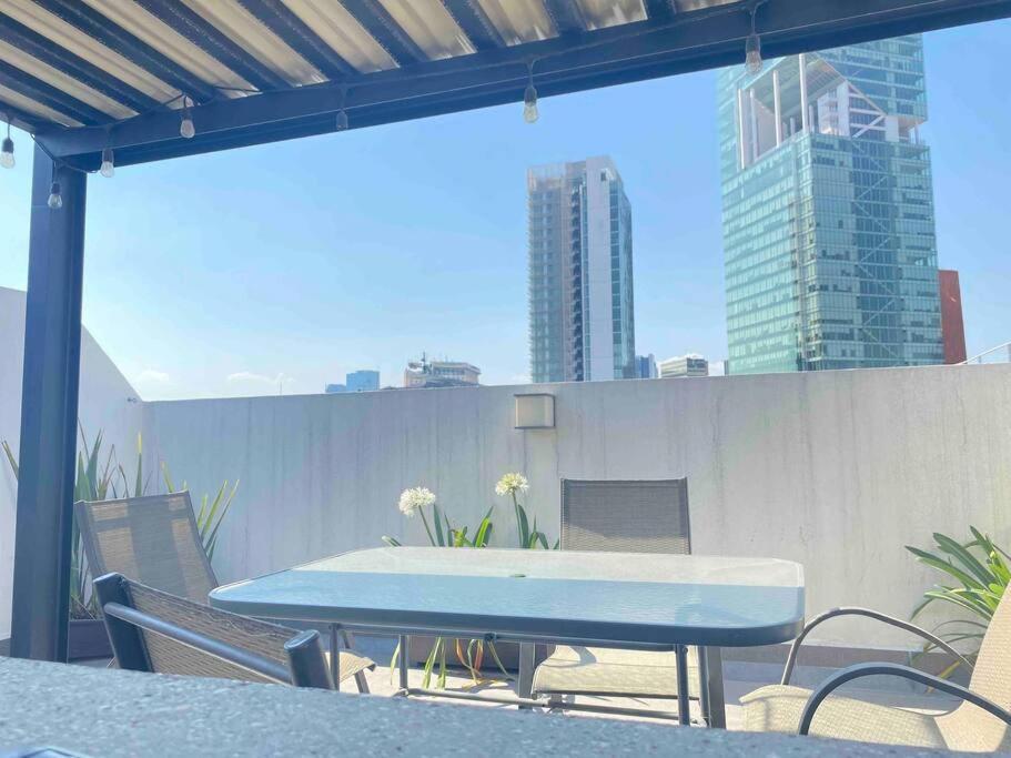 Downtown Depto Con Terraza Privada Cidade do México Exterior foto