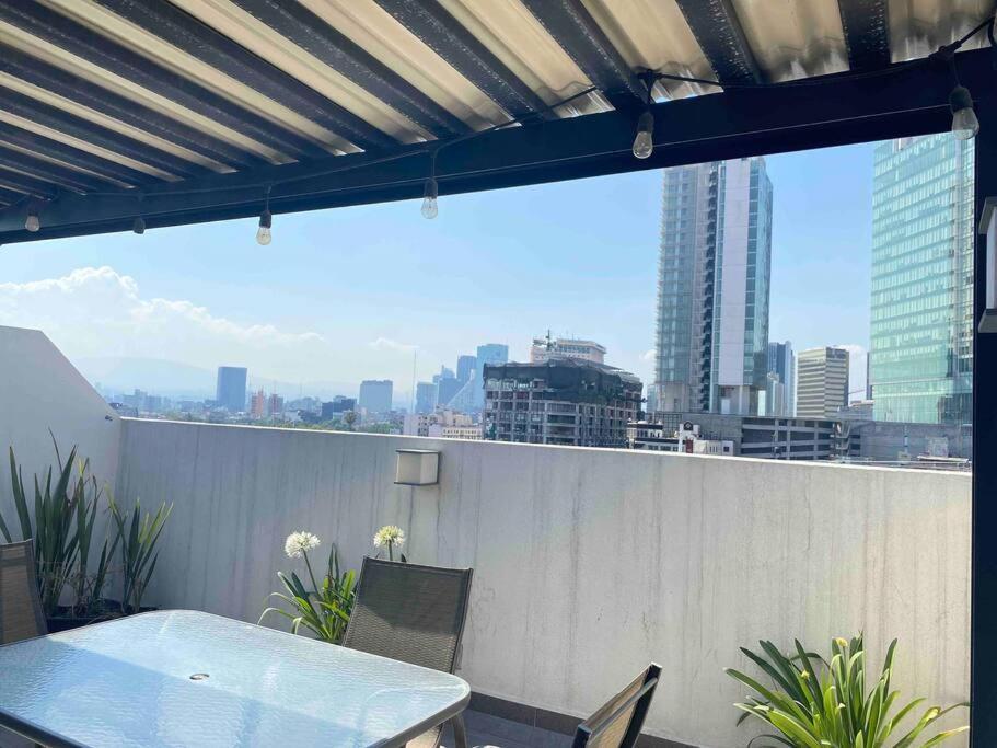 Downtown Depto Con Terraza Privada Cidade do México Exterior foto